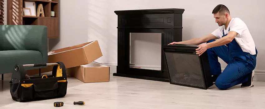 Old Rusted Metal Fireplace Repair And Replacement in Pendleton, OR