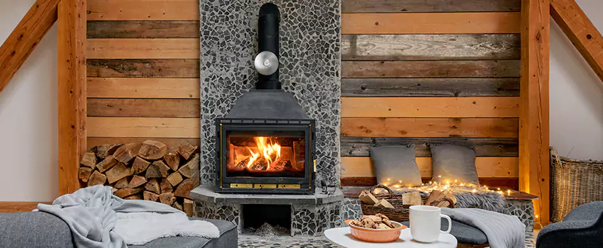 Thelin Hearth Products Direct Vent Gas Stove Fireplace Inspection in Pendleton, Oregon